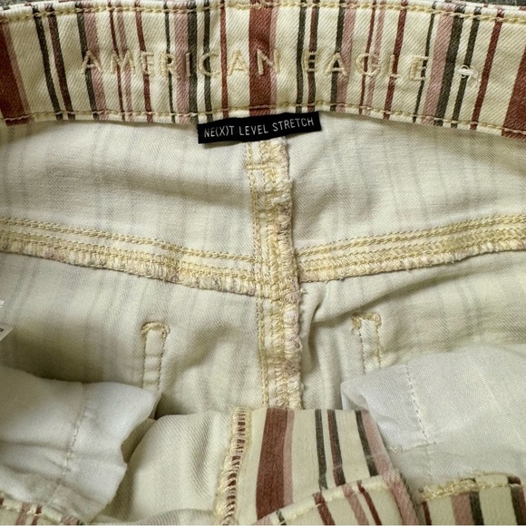 American Eagle Outfitters Striped Jeans - Brown and Cream - Picture 3 of 6